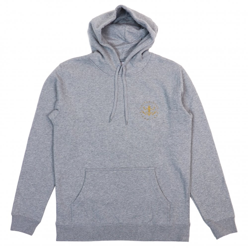 Zoology Embroidered Hood - Grey