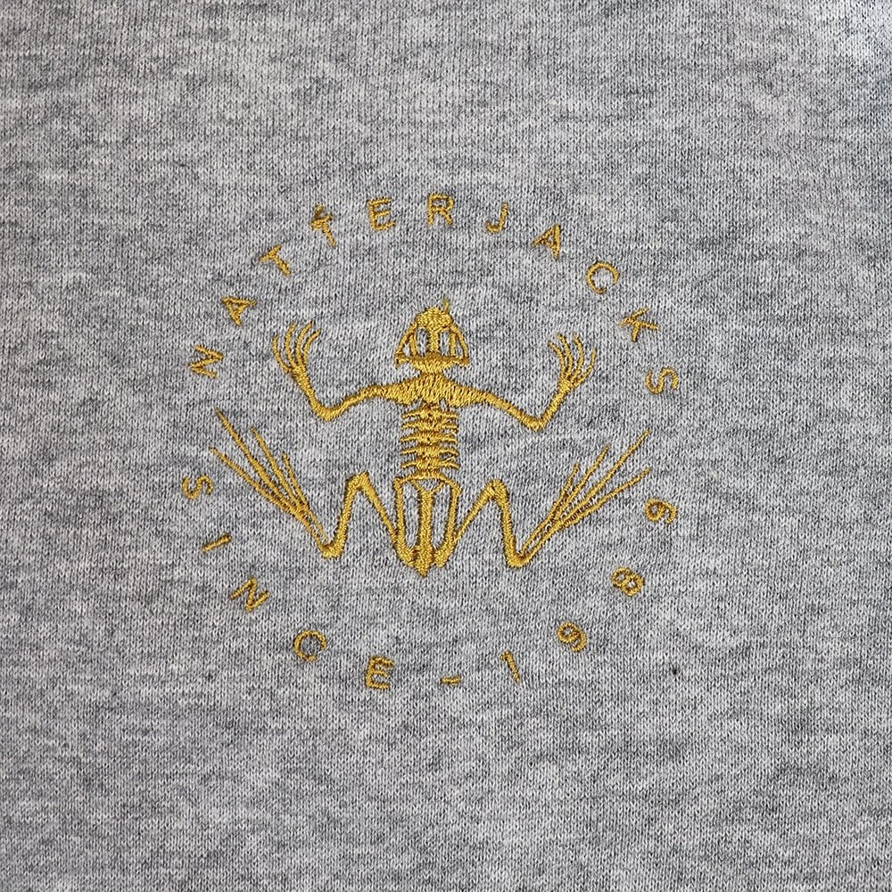 Zoology Embroidered Hood - Grey