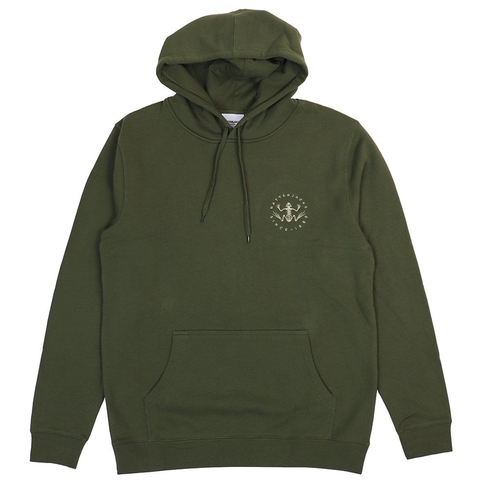 Zoology Embroidered Hood - Army