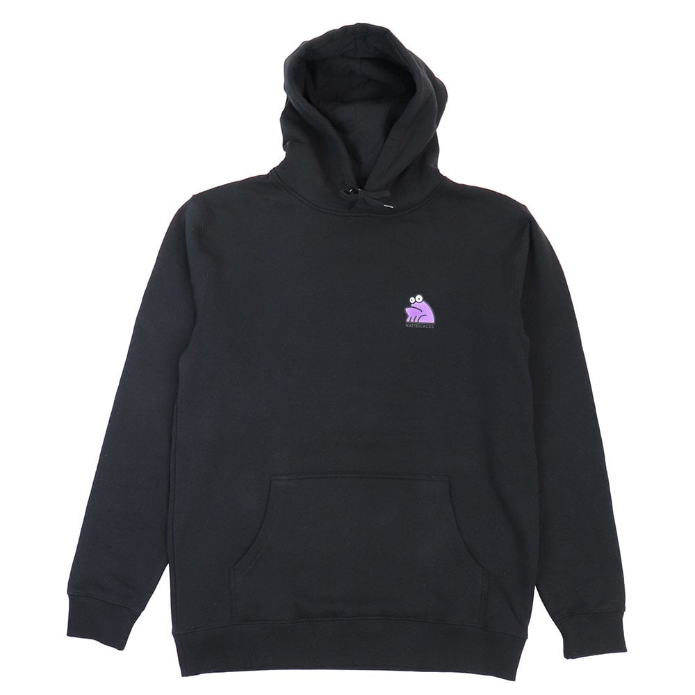 Sad Frog Hood - Black