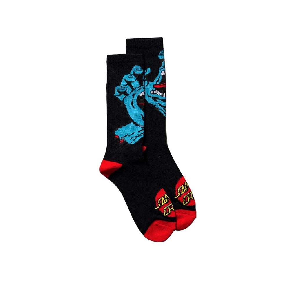 Screaming Hand Socks - Black