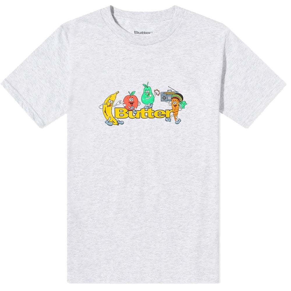 Fruits Logo T-Shirt - Ash Grey