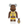 Be@rbrick Magic Johnson (Los Angeles Lakers) 100% and 400% - Magicjohnson