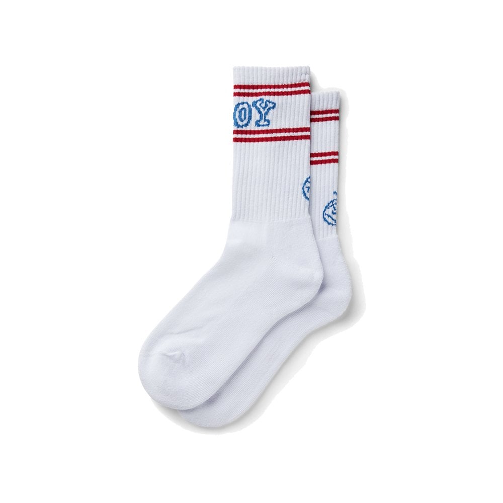 Big Boy Socks - Wht/Blue/Red