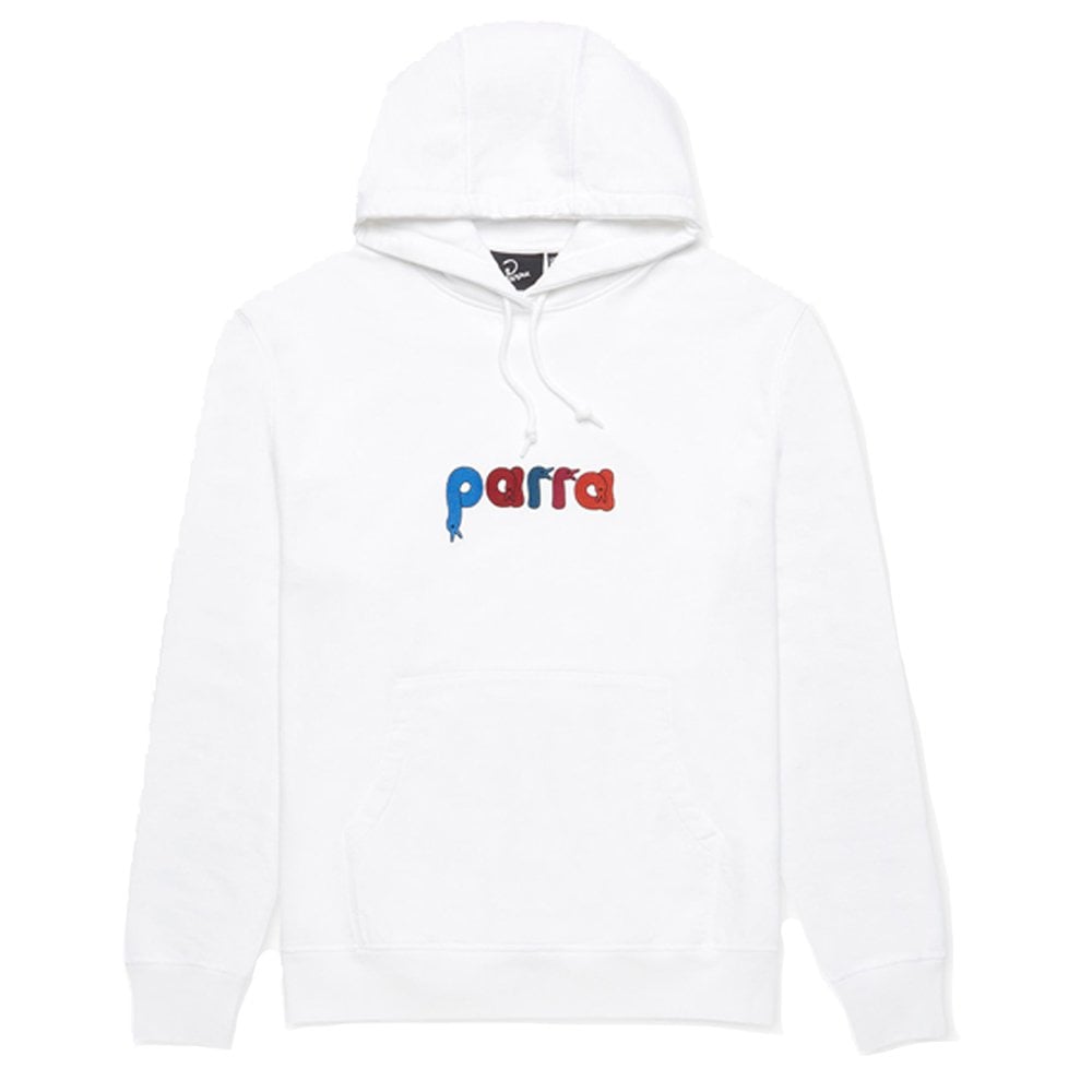 Bird Face Font Hoodie - White