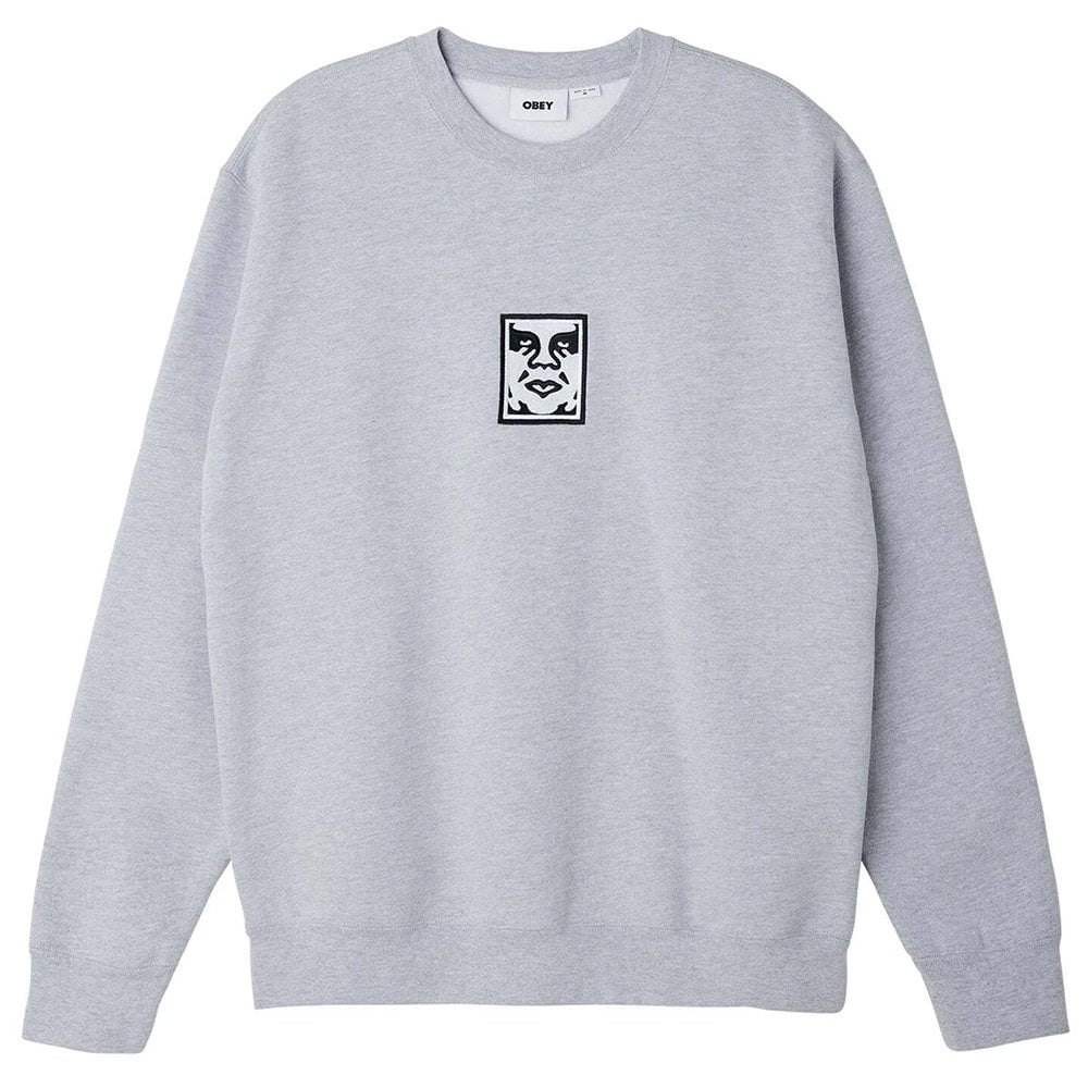 Icon Extra Heavyweight Crewneck Sweatshirt - Heather Grey