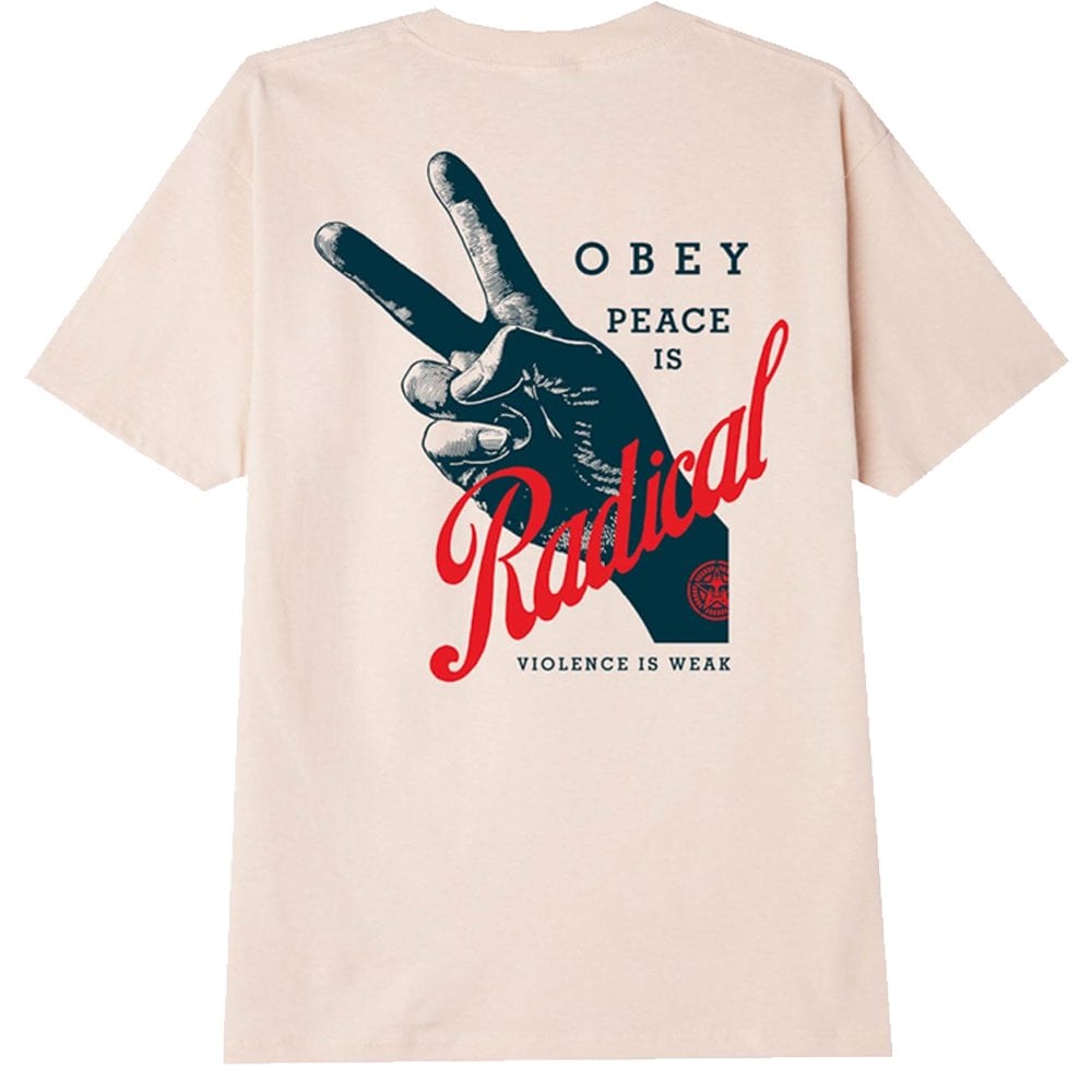Radical Peace T-Shirt - Cream