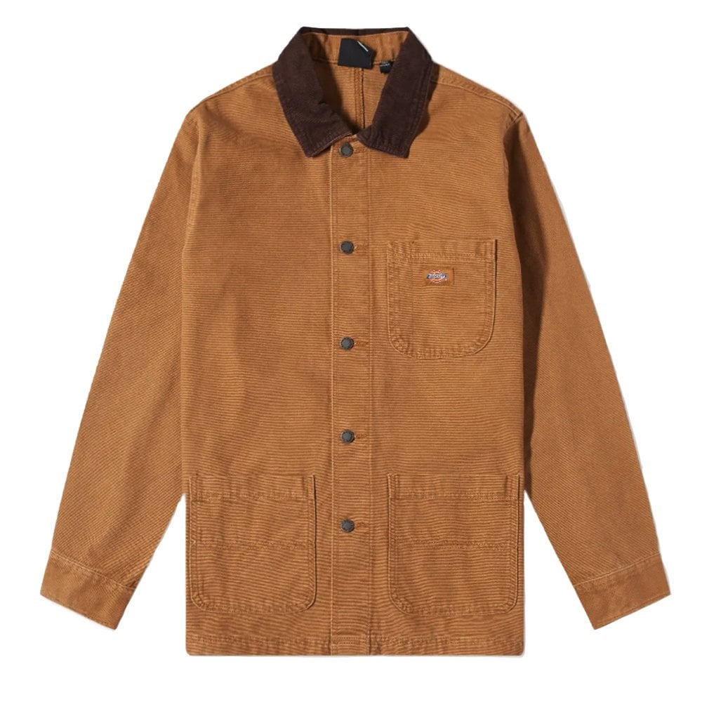Duck Canvas Chore Jacket - S/W Brown