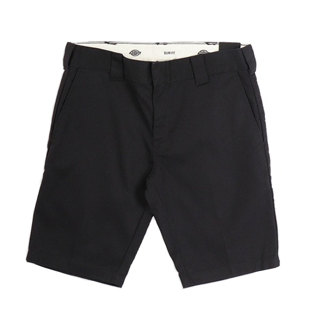 Slim Fit Recycled Shorts - Black
