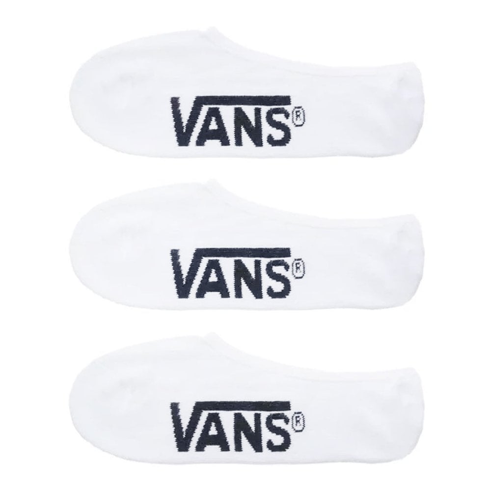 3 Pack of Super No Show Socks - White