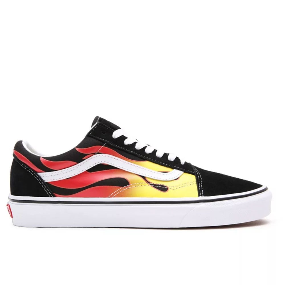 Old Skool Flame - Blk/Blk/Wht