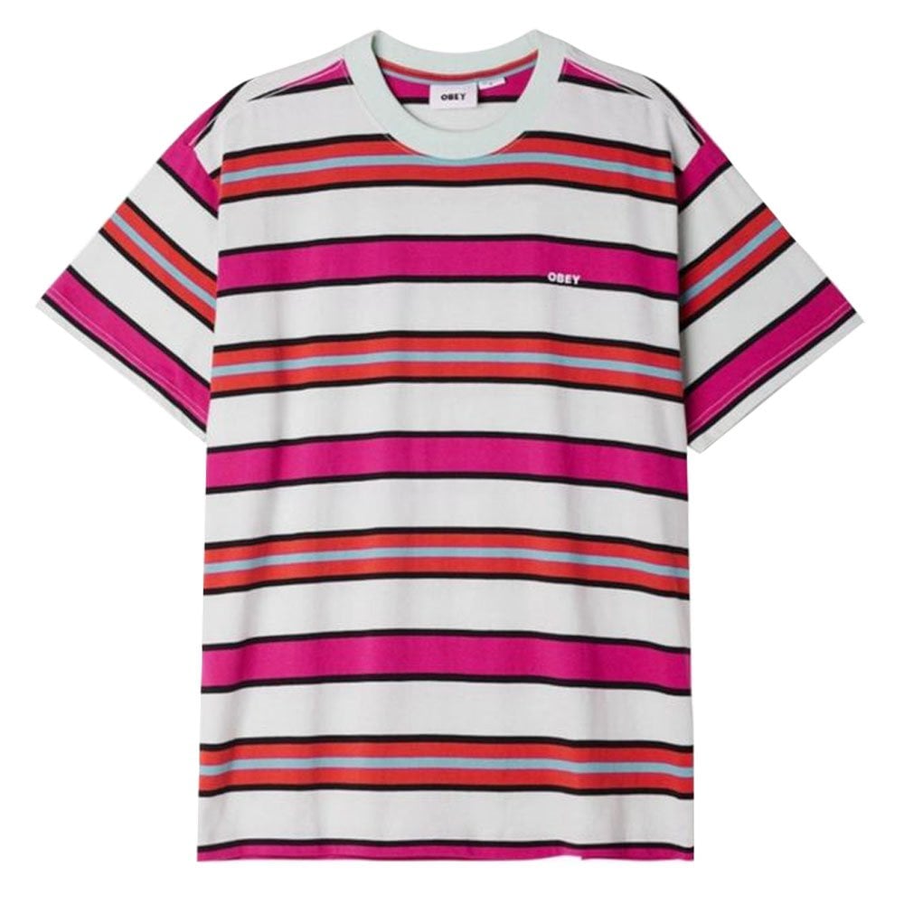Valencia Stripe T-Shirt - Pure Water