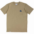 Sad Frog Embroidered T-Shirt - Tan/Blue