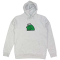 Applique Sad Frog Hood - Ash Heather