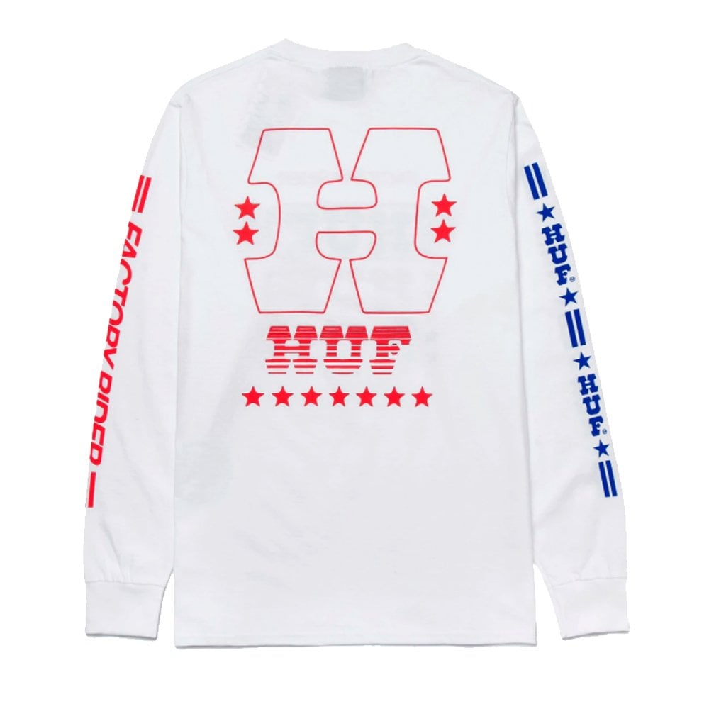 Factory Rider Long Sleeve T-Shirt - White