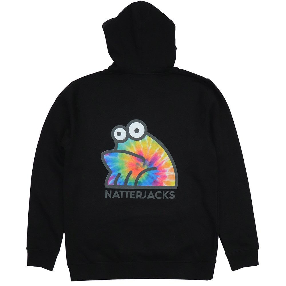 Tie Dye Hoodie - Black