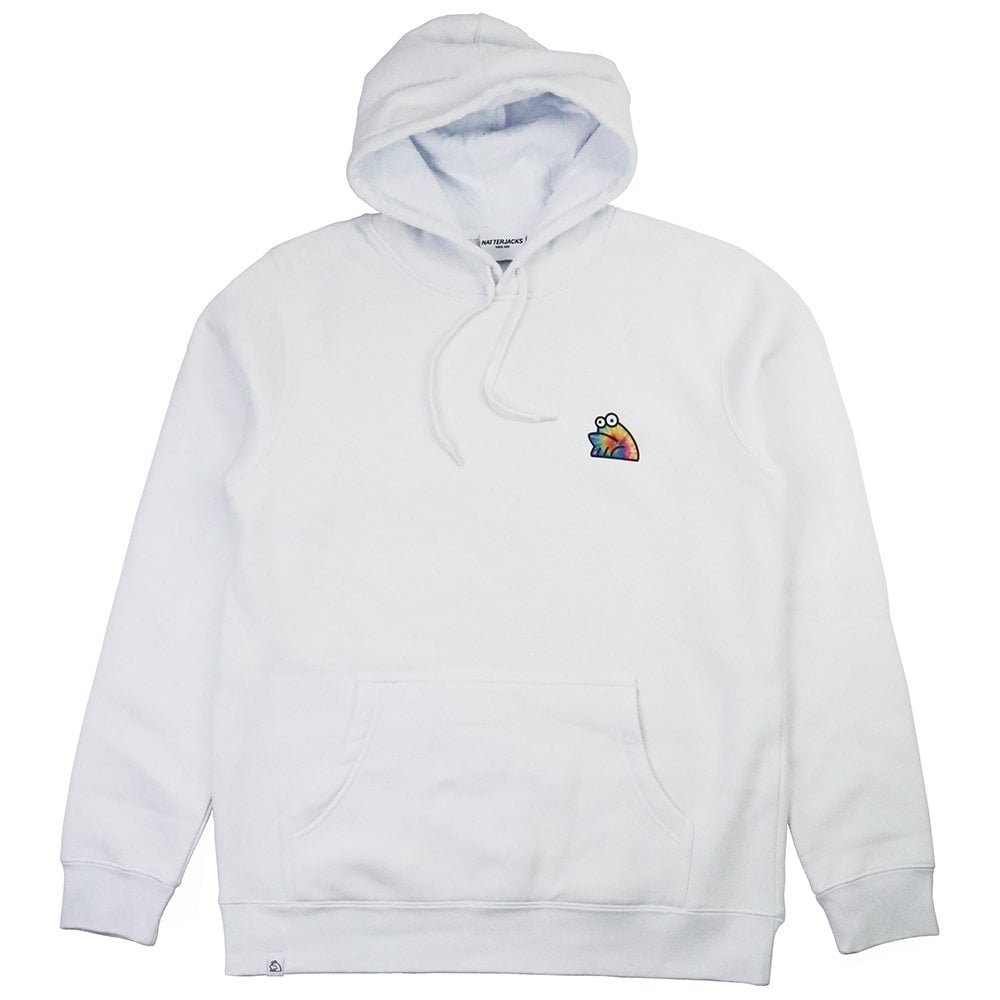 Tie Dye Hoodie - White