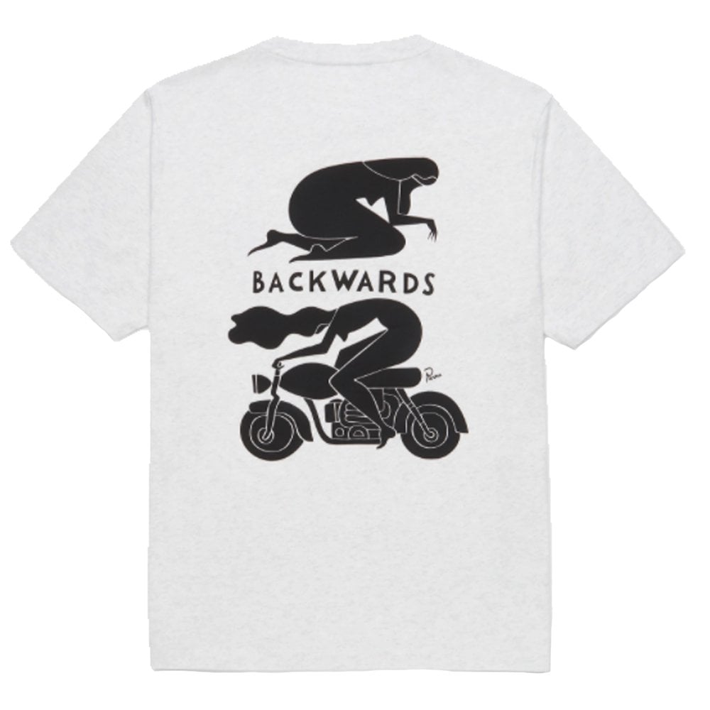 Backwards T-Shirt - Ash Grey