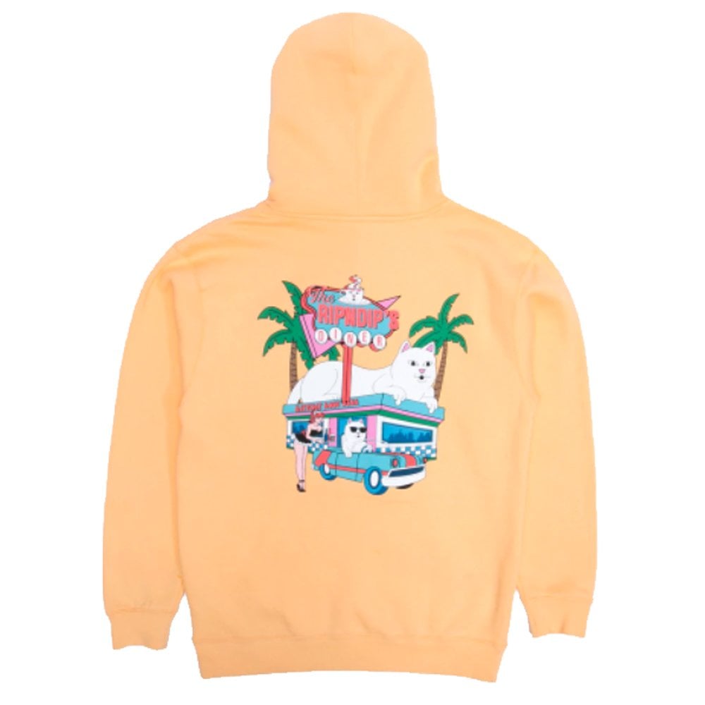Nerms Diner Hoodie - Peach