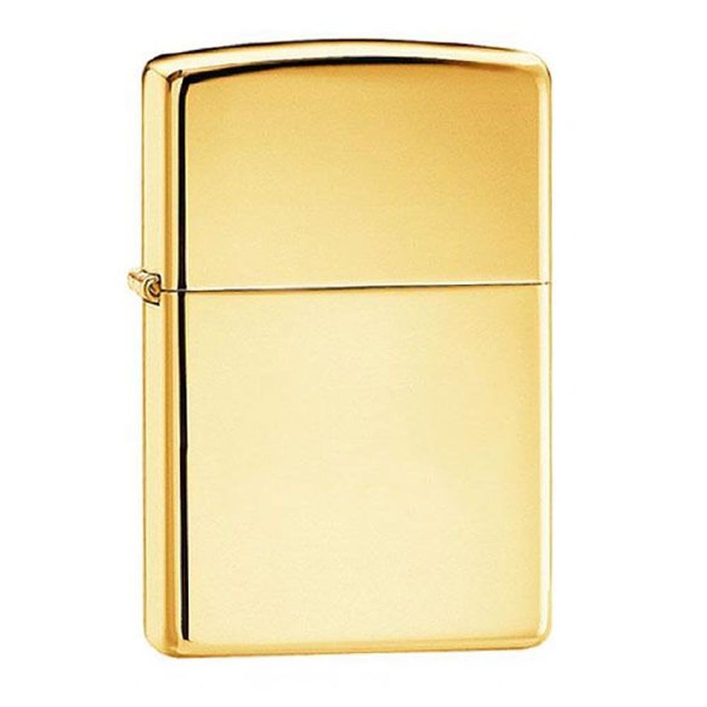 Plain Zippo - Brass Gloss
