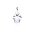 Angel Nerm Plush Keychain  - White