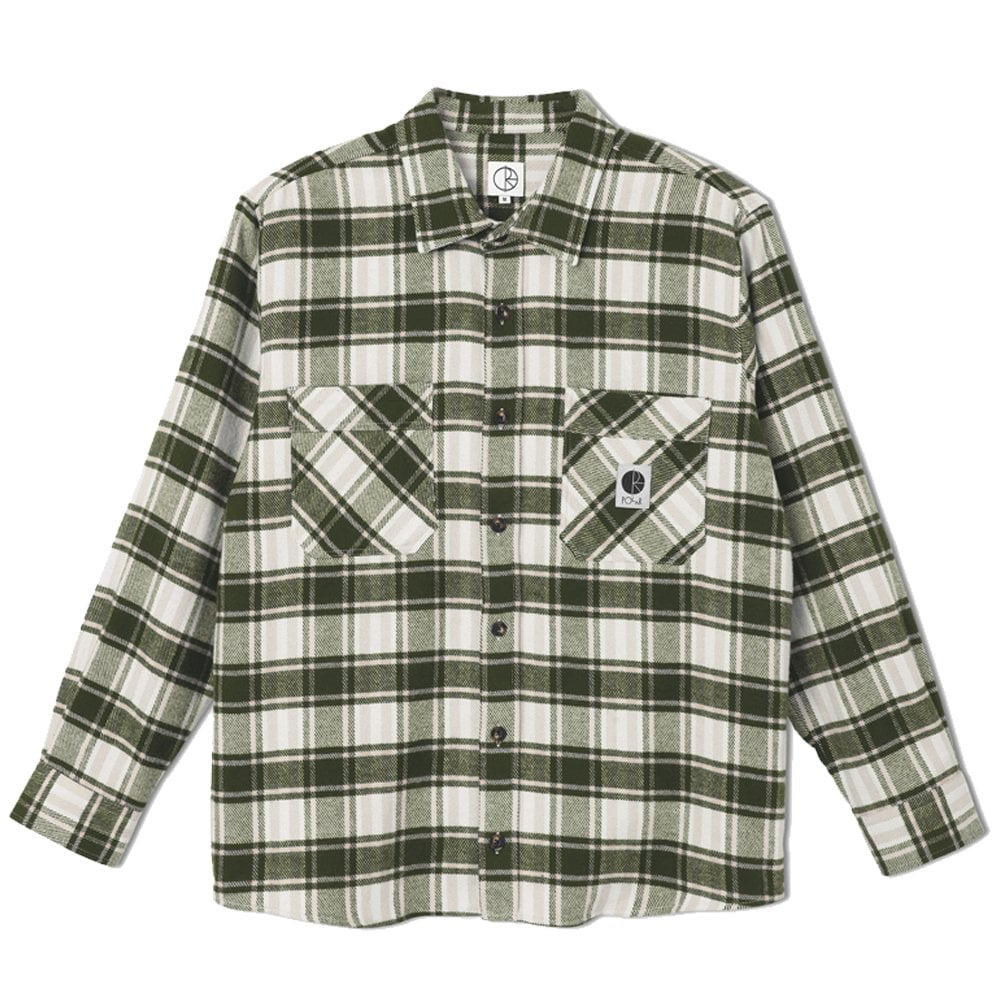 Flannel Shirt - Dark Olive