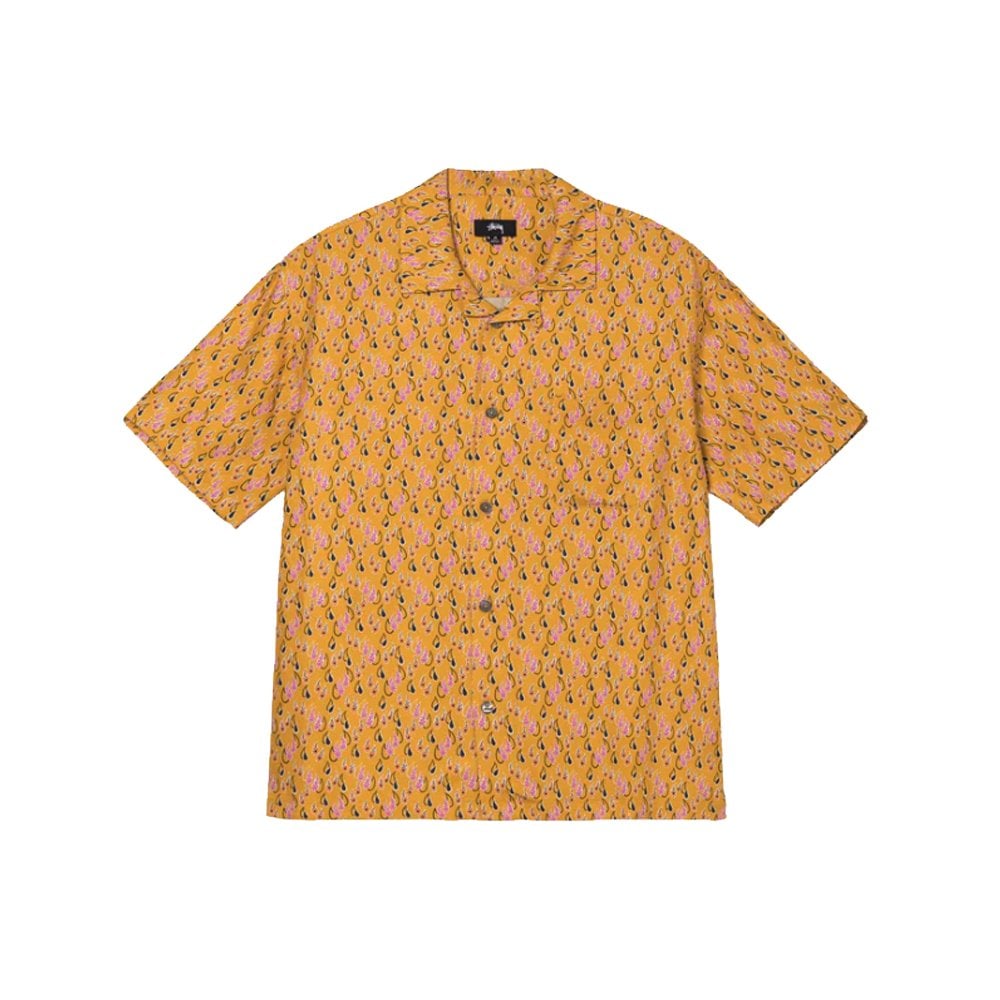 Paisley Tears Shirt - Mustard
