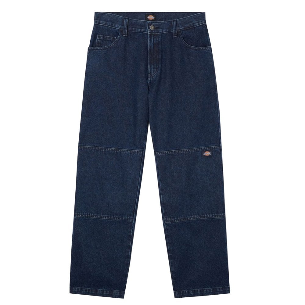 Double Knee Denim Pant - Indigo