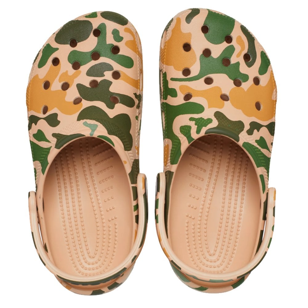 Classic Camo Clog - Chai/Tan