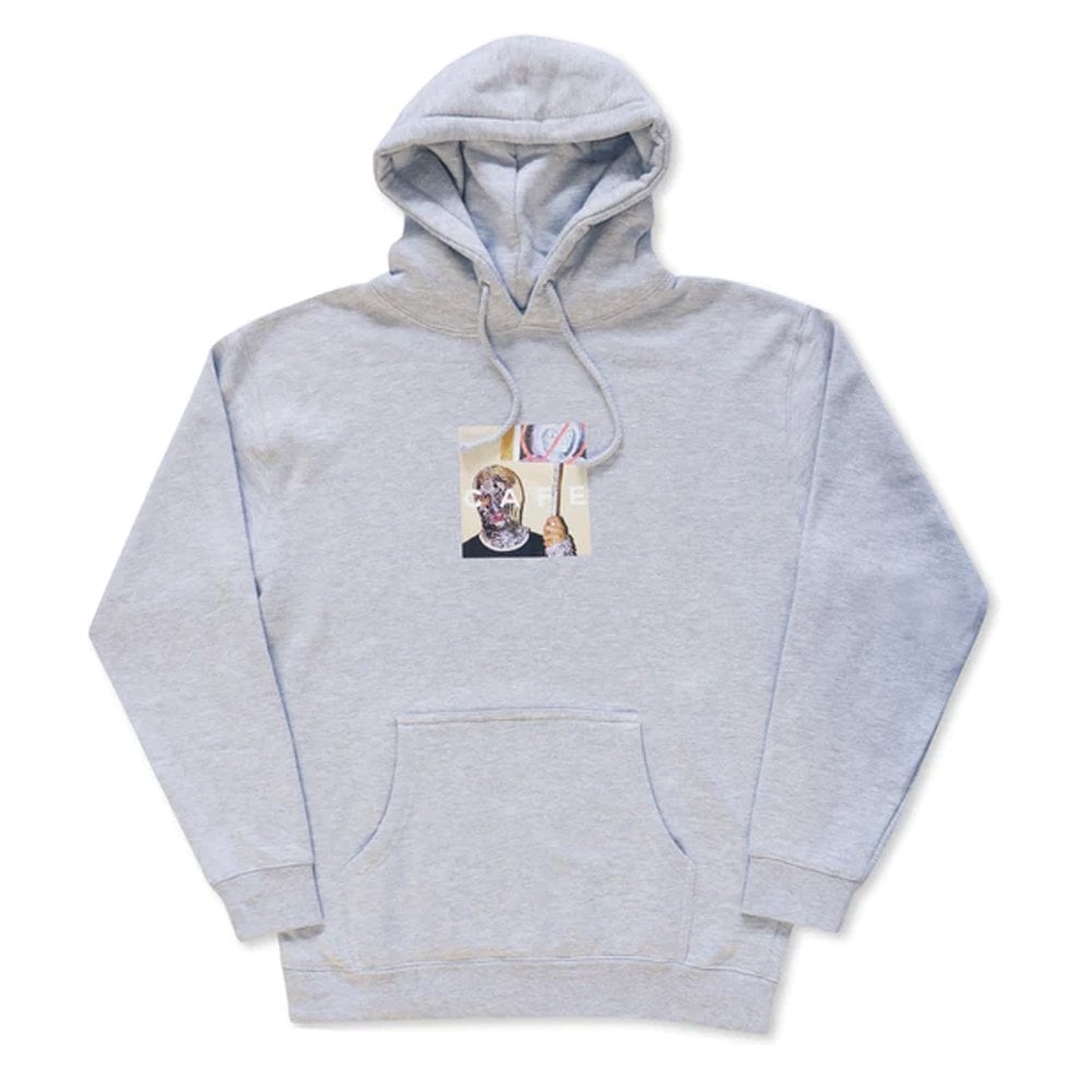 Urban Shapeshifting Reptilian Hoodie - Heather Grey