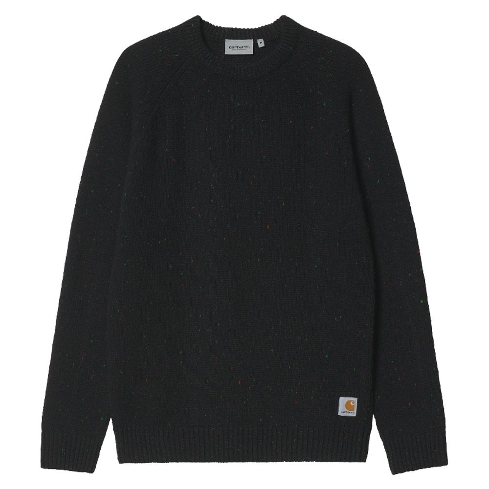 Anglistic Knitted Sweatshirt - Speckle Blk