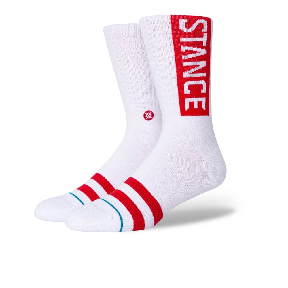 OG Socks - White/Red
