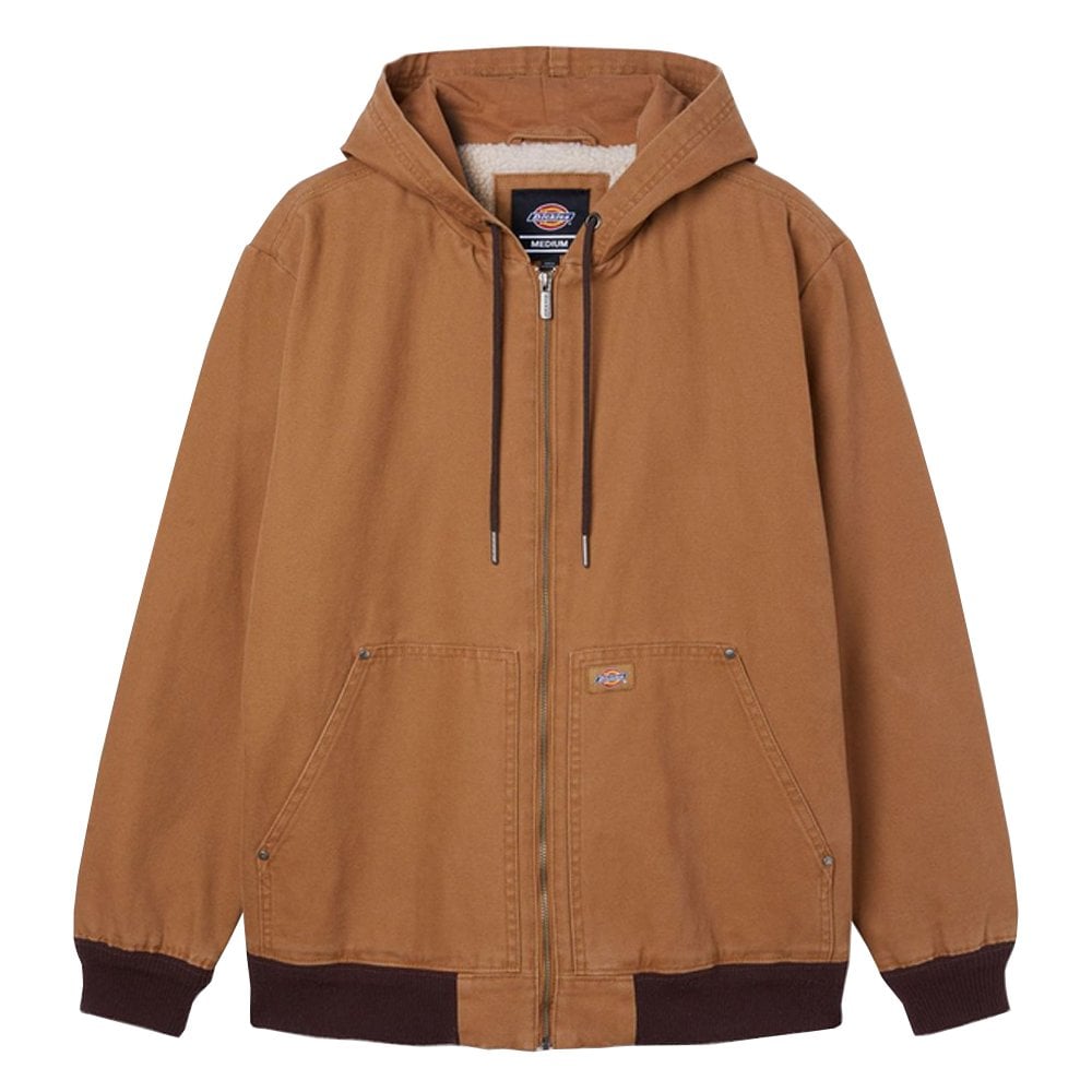 Hooded Duck Canvas Jacket - Sw Brown