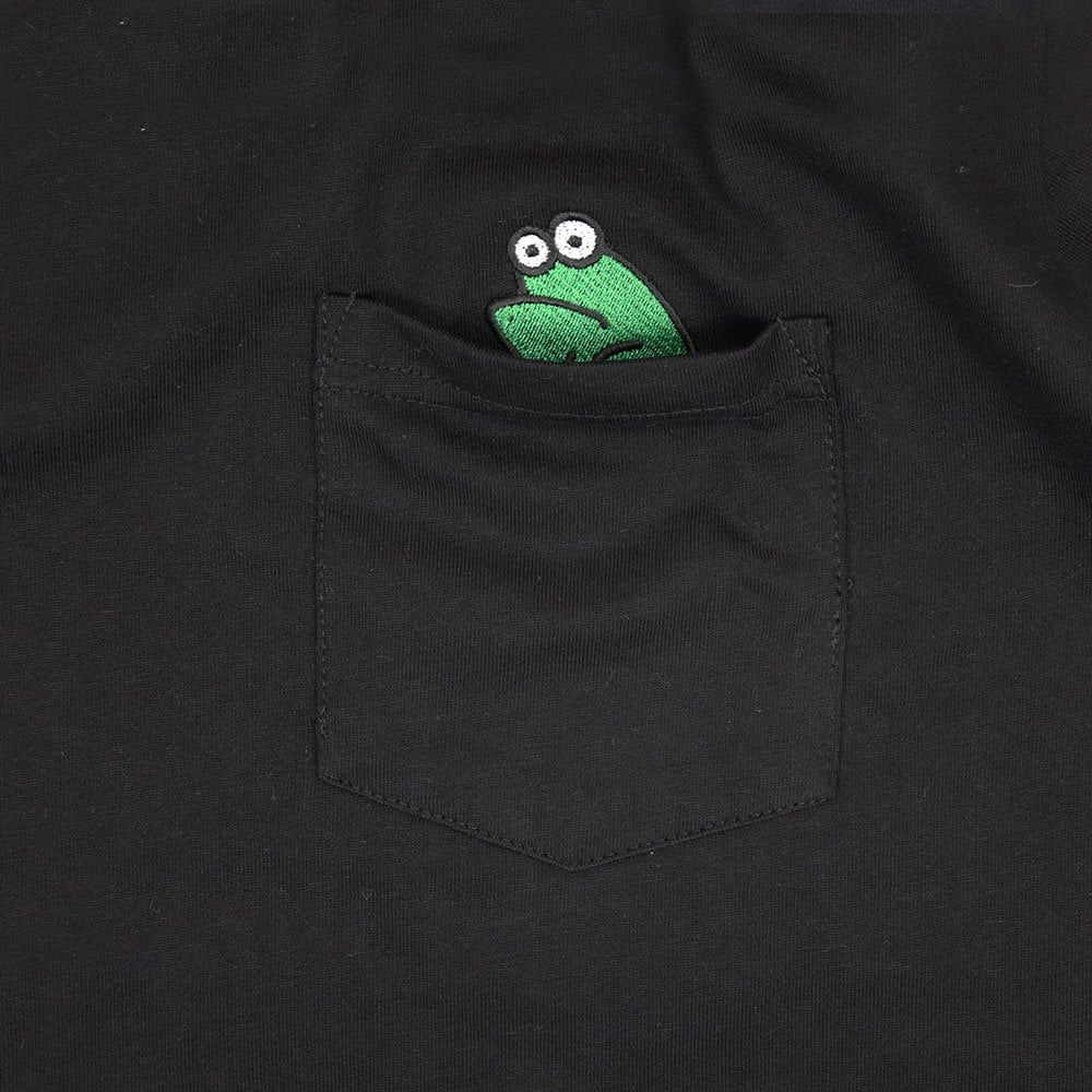 Sad Pocket T-Shirt - Black