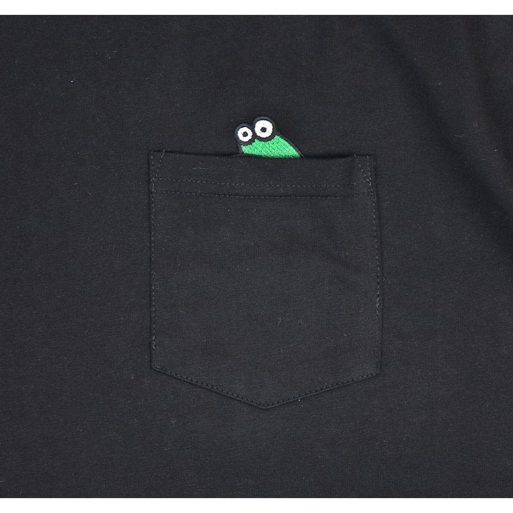 Sad Pocket T-Shirt - Black