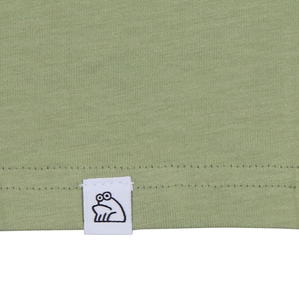 Sad Embroidered T-Shirt - Pistachio