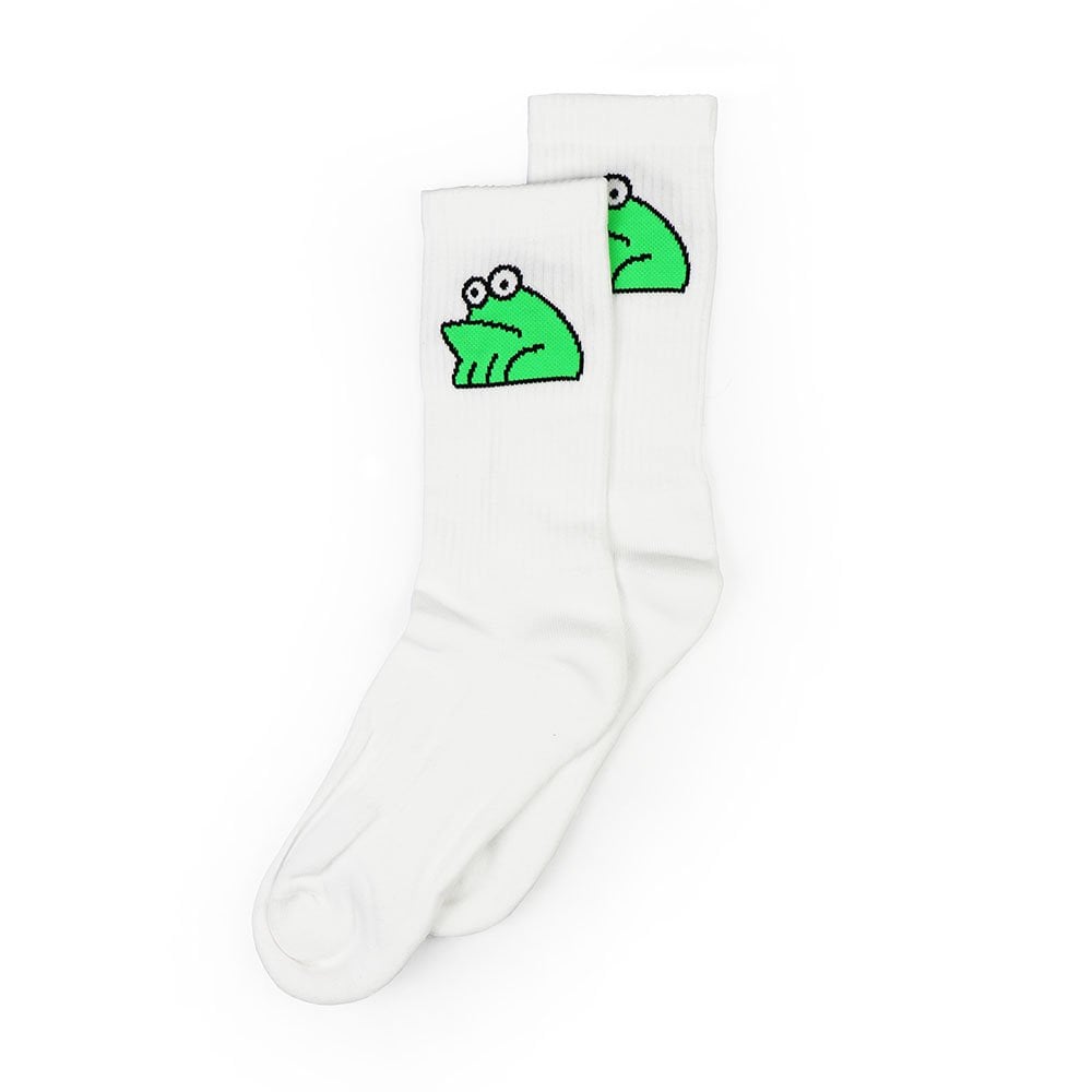 Socks - White/Green