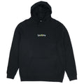 Logo Embroidered Hoodie - Black