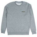 Logo Embroidered Crewneck Sweatshirt - Grey Melange