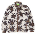 Lowell Jacquard Sherpa Full Zip Fleece - Natural