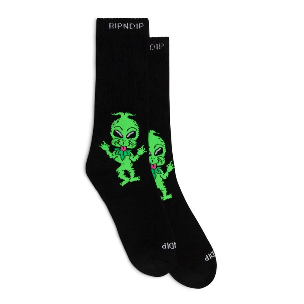 Bah Humbug Socks - Black
