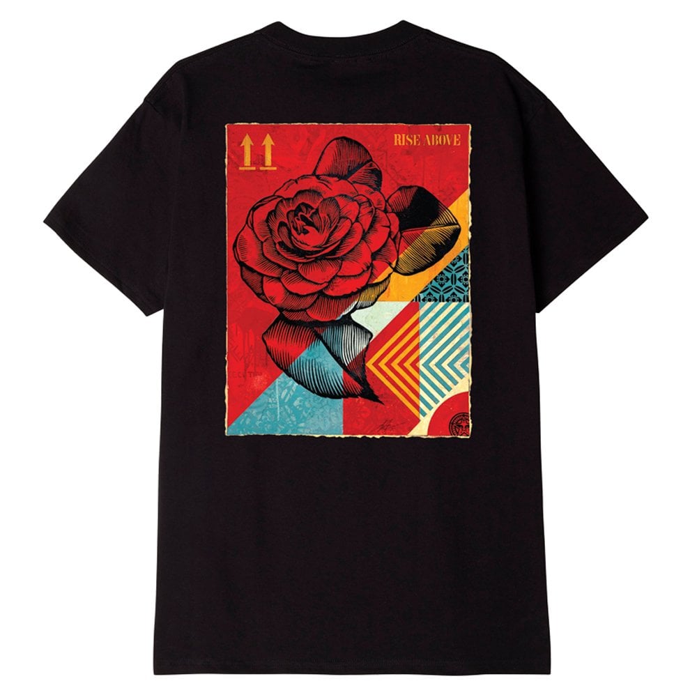 Rise Above Rose Classic T-Shirt - Black