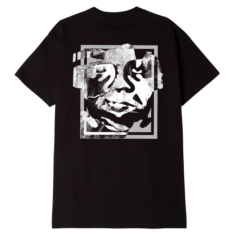 Torn Icon Face Classic T-Shirt - Black