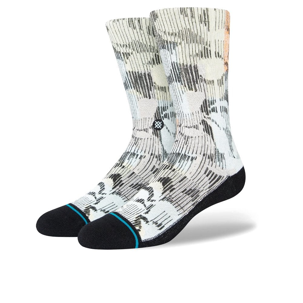 Vine Crew Socks - Washed Black