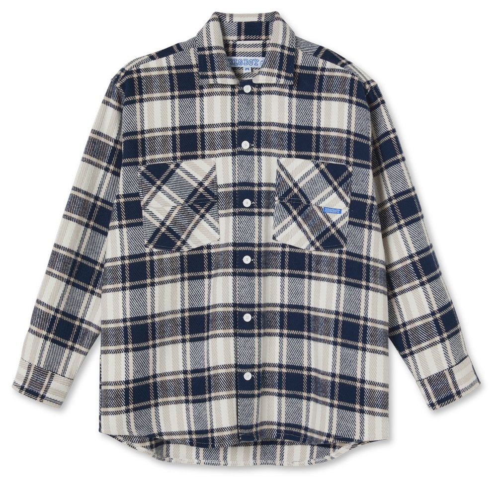 Big Boy Flannel Shirt - Navy