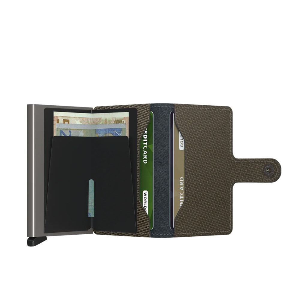 Mini Wallet Carbon - Khaki