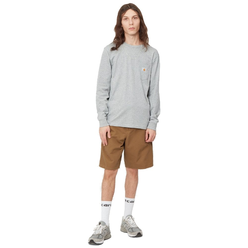 Single Knee Short - Ham Brn Rnse