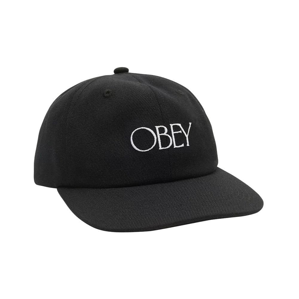 Basque 6 Panel - Black