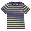 Pot Head Striped Knit T-Shirt - Olive