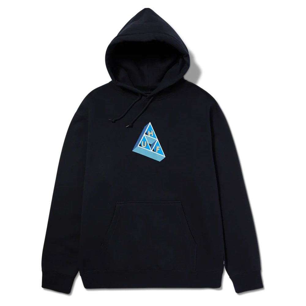 Based Triple Triangle Hoodie - Black